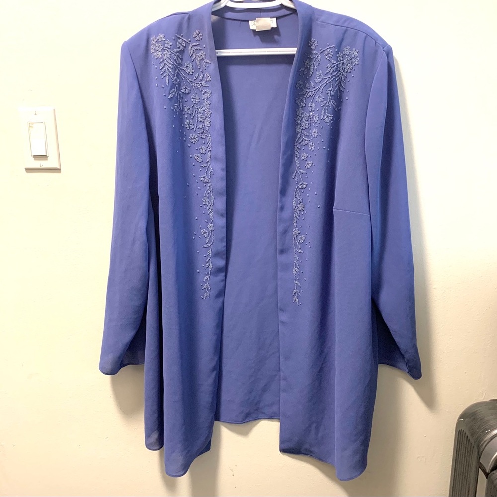 Dress Savvy New York chiffon Jacket 18W